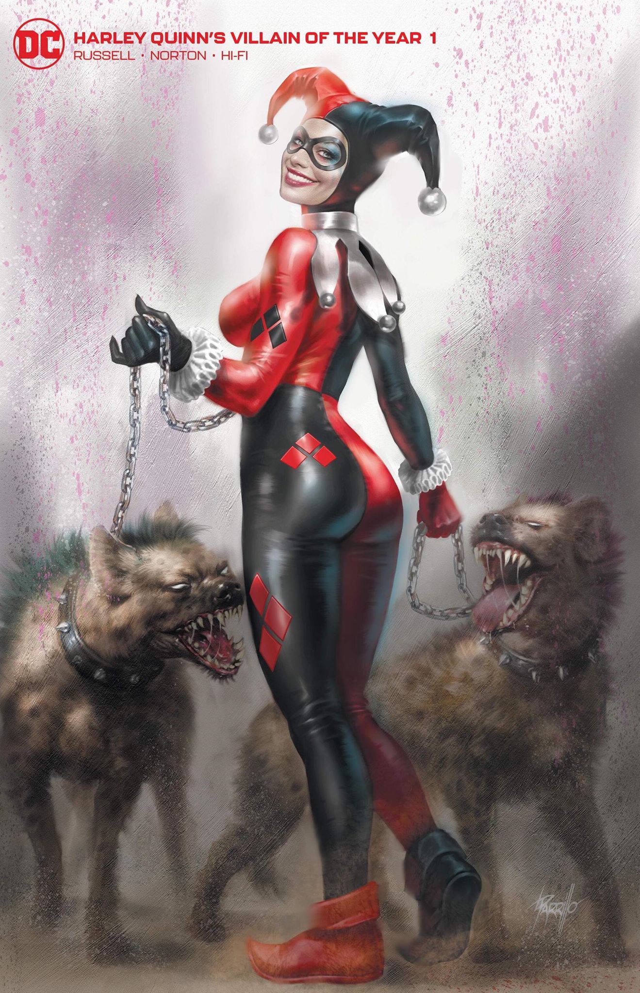 HARLEY QUINN VILLAIN OF THE YEAR #1 LUCIO PARRILLO CLASSIC HARLEY C2E2 VARIANT