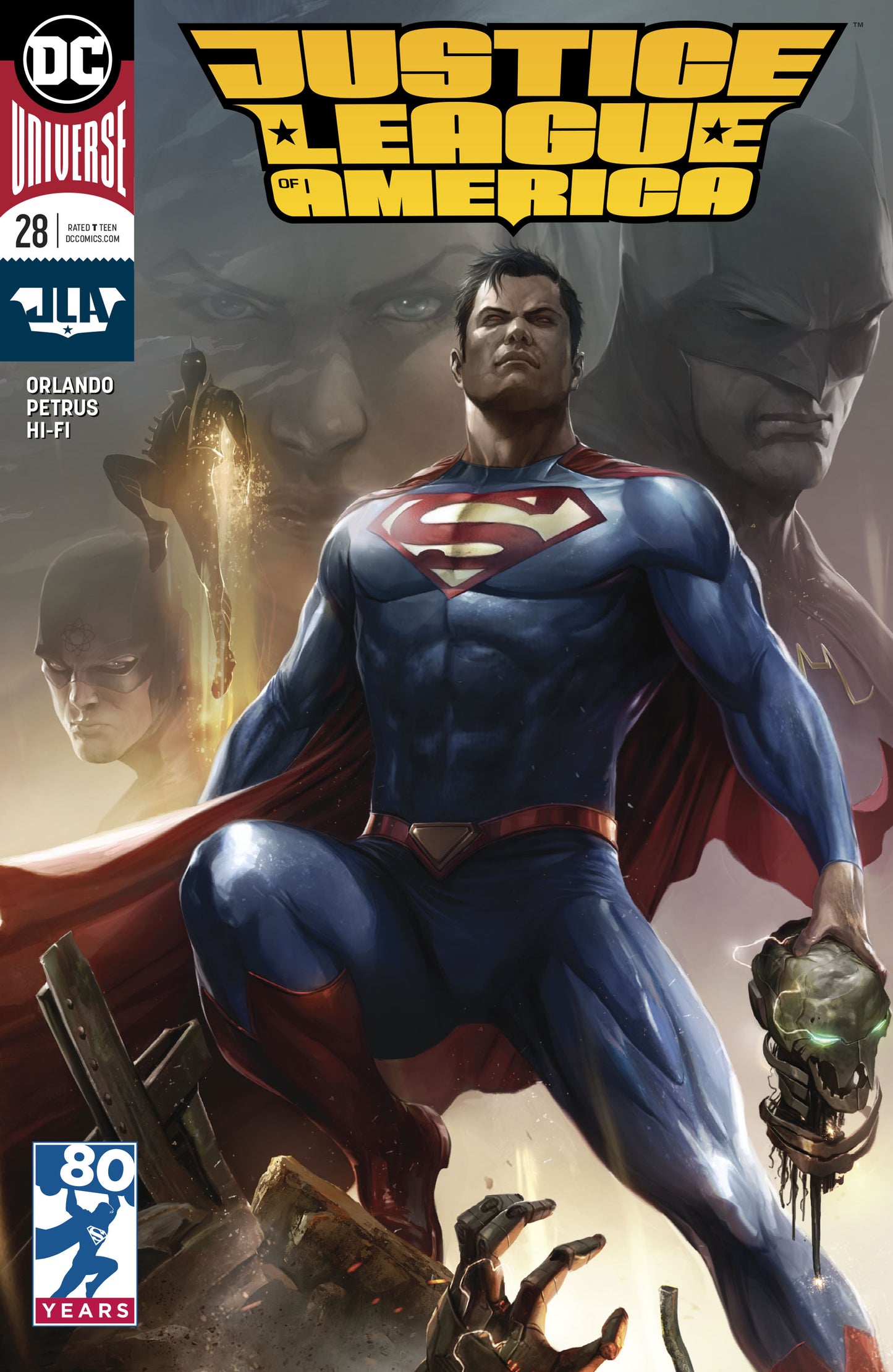 JUSTICE LEAGUE OF AMERICA #28 MATINNA VAR ED
