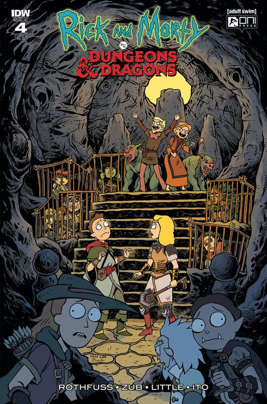 RICK & MORTY VS DUNGEONS & DRAGONS #4 (OF 4) 1:20 TESS FOWLER VARIANT