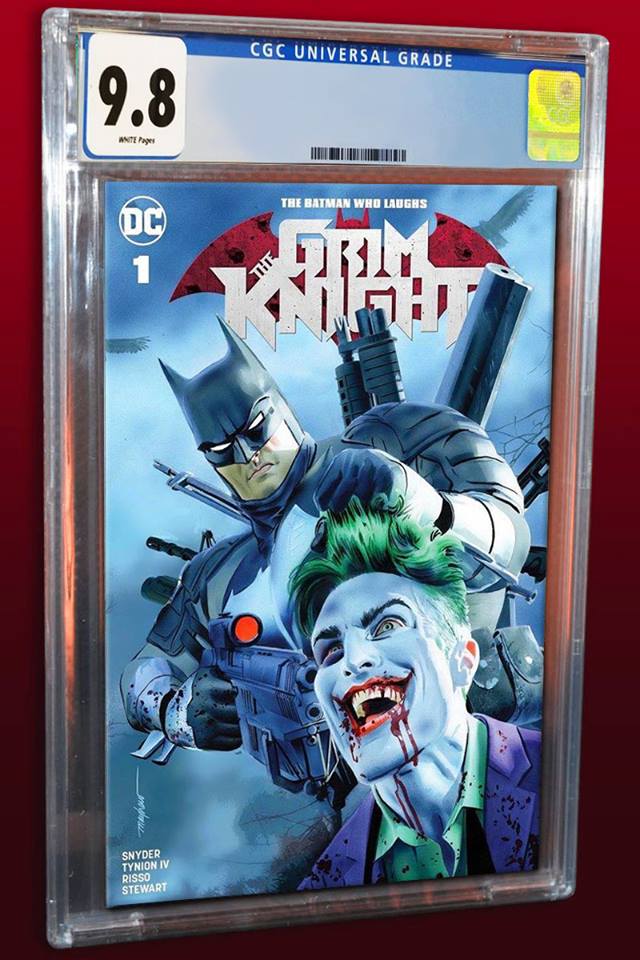 BATMAN WHO LAUGHS THE GRIM KNIGHT #1 MIKE MAYHEW TRADE DRESS VARIANT LIMITED TO 1500 CGC 9.8 PREORDER