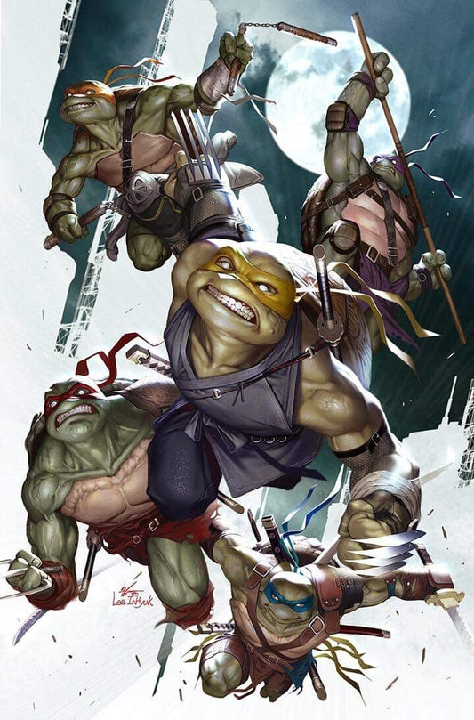 TMNT ONGOING #100 INHYUK LEE VIRGIN VARIANT LIMITED TO 500 COPIES