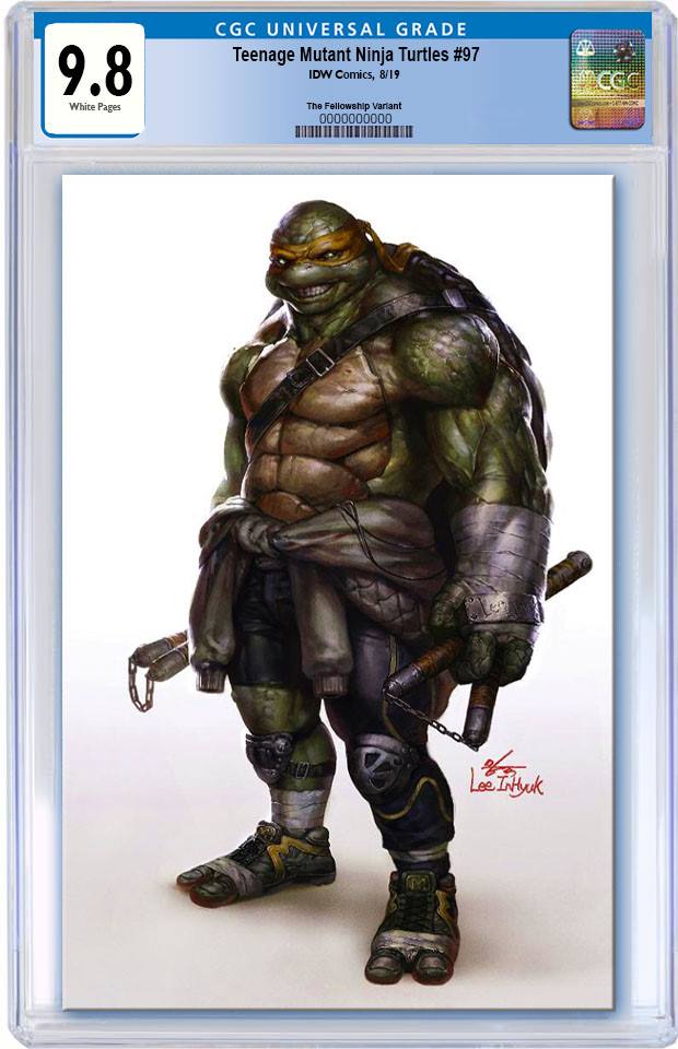 TMNT ONGOING #97 INHYUK LEE VIRGIN VARIANT LIMITED TO 500 CGC 9.8 PREORDER