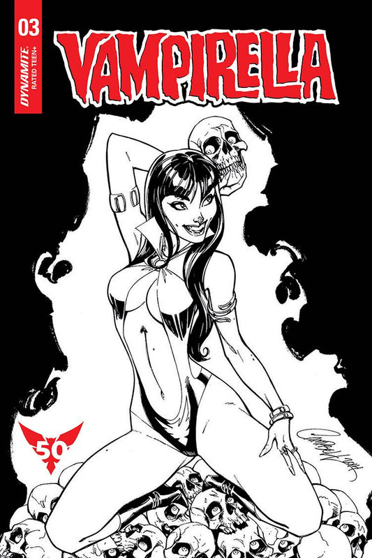 18/09/2019 VAMPIRELLA #3 1:50 J SCOTT CAMPBELL B&W VARIANT