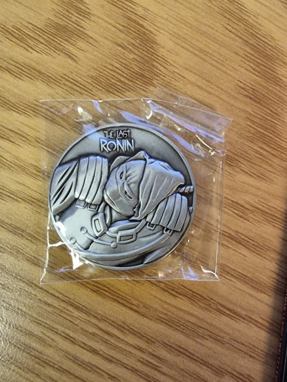 TMNT THE LAST RONIN #1 AARON BARTLING METAL VARIANT 63/101 & COLLECTORS COIN