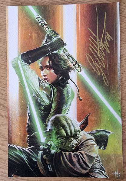 HIGH REPUBLIC #1 PANINI FRANCE GABRIELLE DELL'OTTO VIRGIN VARIANT WITH SIGNED PRINT LIMITED TO 500 COPIES - RAREST VERSION