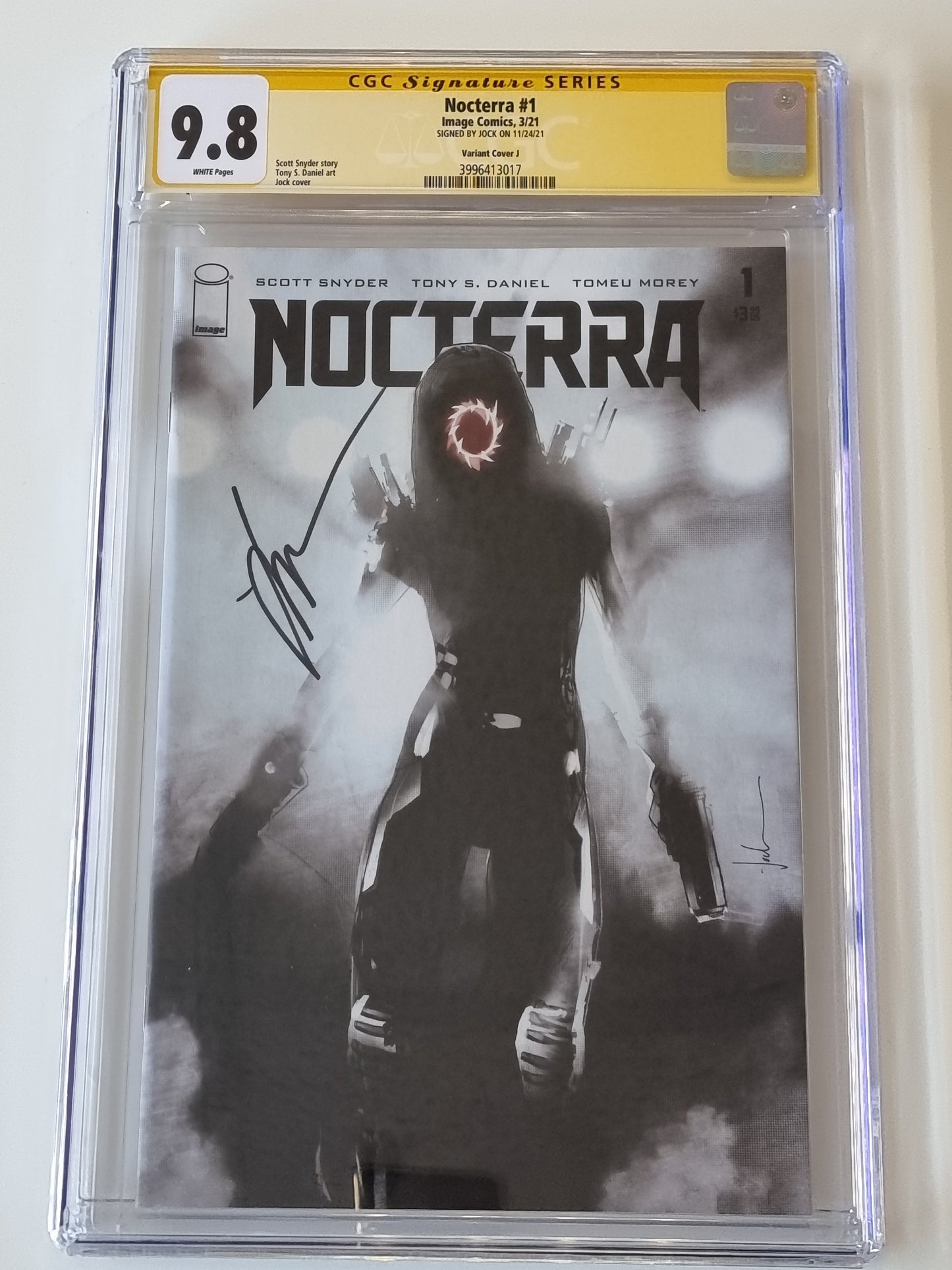 NOCTERRA #1 1:75 JOCK VARIANT CGC 9.8 SS - SIGNED BY JOCK