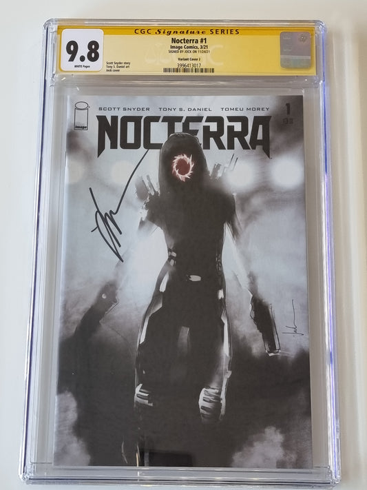 NOCTERRA #1 1:75 JOCK VARIANT CGC 9.8 SS - SIGNED BY JOCK