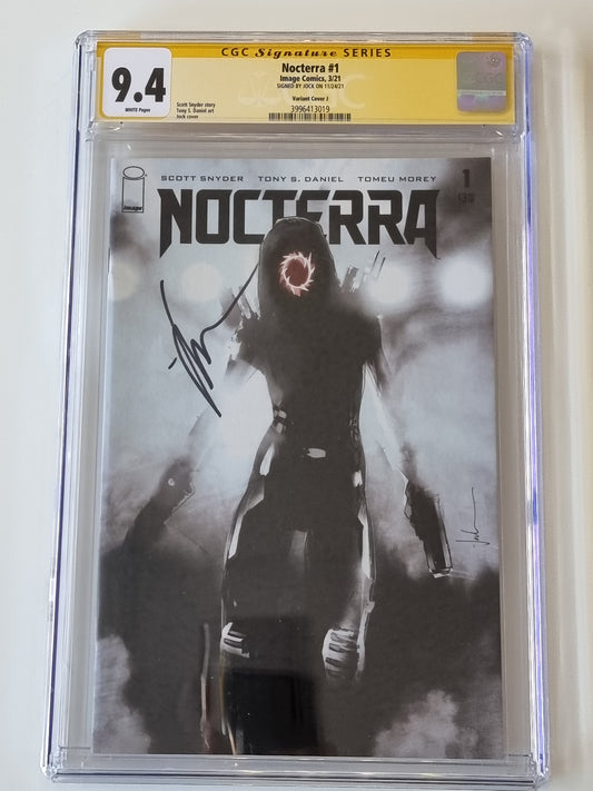 NOCTERRA #1 1:75 JOCK VARIANT CGC 9.4 SS - SIGNED BY JOCK