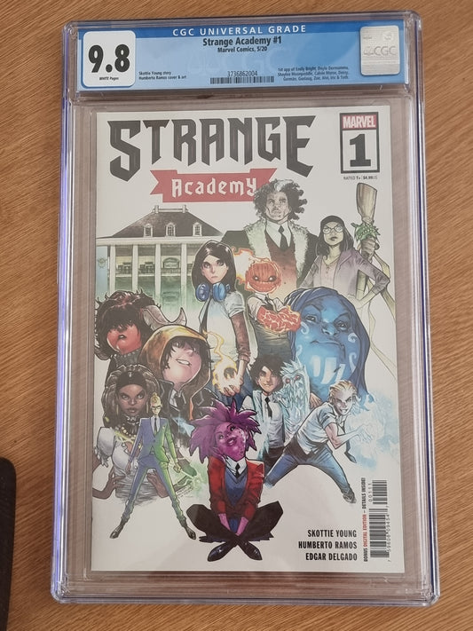 STRANGE ACADEMY #1 CGC 9.8 - DEFECTIVE SLAB