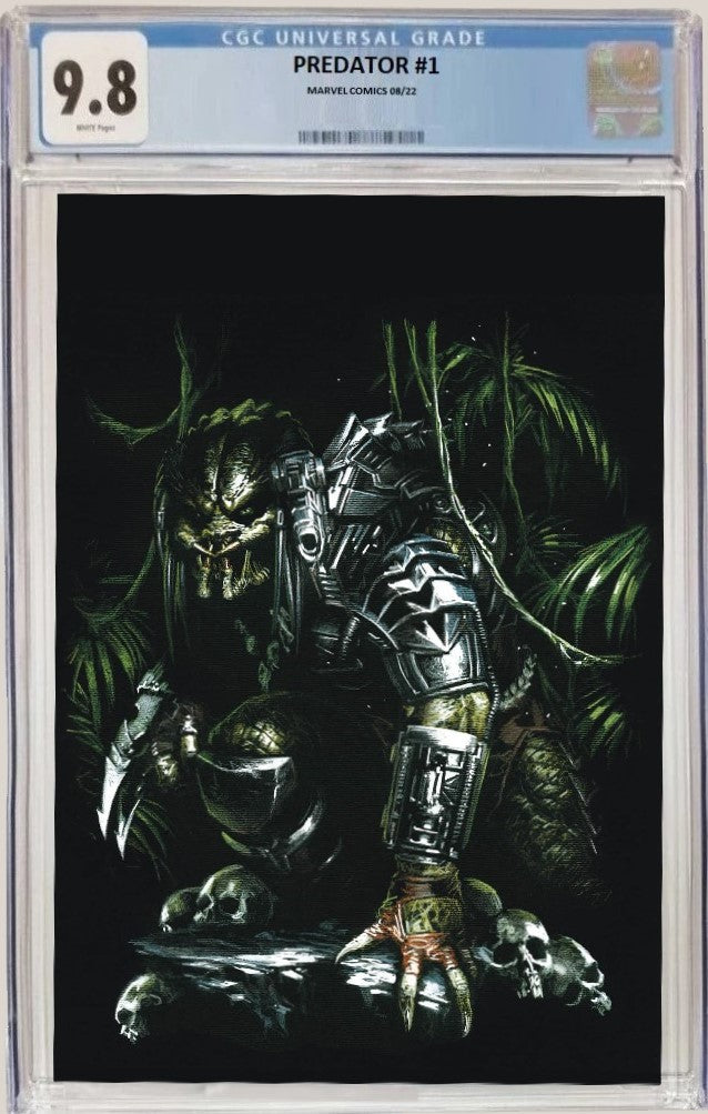 PREDATOR #1 GABRIELE DELL'OTTO VIRGIN VARIANT LIMITED TO 700 COPIES WITH COA CGC 9.8 PREORDER
