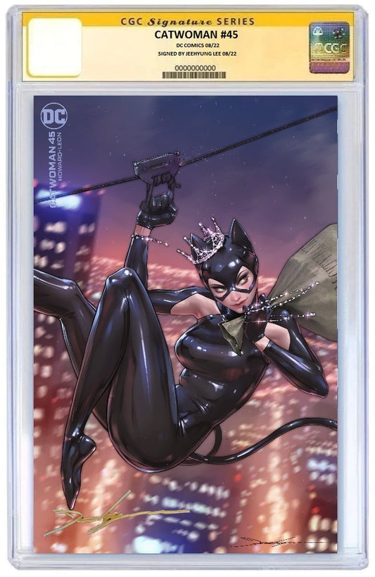 CATWOMAN #45 JEEHYUNG LEE EXCLUSIVE MINIMAL TRADE DRESS VARIANT CGC SS PREORDER