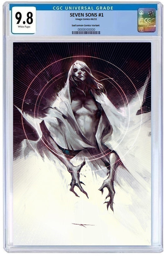 SEVEN SONS #1 IVAN TAO VIRGIN VARIANT LIMITED TO 500 COPIES CGC 9.8 PREORDER