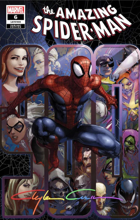 AMAZING SPIDER-MAN #6 (900TH ISSUE) CLAYTON CRAIN TRADE DRESS VARIANT LIMITED TO 3000 INFINITY SIGNED WITH COA
