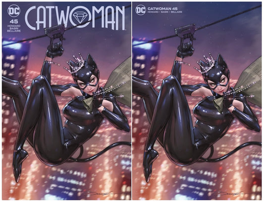 CATWOMAN #45 JEEHYUNG LEE EXCLUSIVE TRADE DRESS/MINIMAL TRADE VARIANT SET