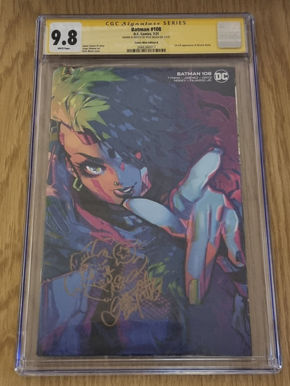 BATMAN #108 ROSE BESCH MINIMAL TRADE VARIANT '1ST APP MIRACLE MOLLY' LIMITED TO 1000 CGC 9.8 REMARK