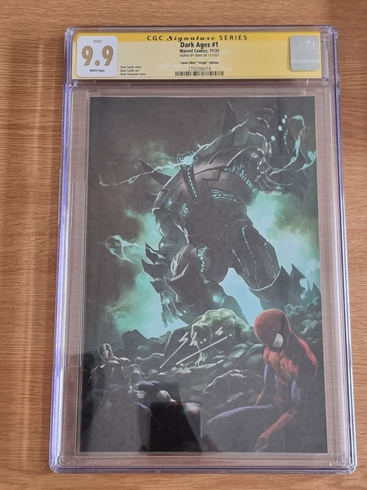 DARK AGES #1 SKAN SRISUWAN VIRGIN VARIANT LIMITED TO 600 WITH NUMBERED COA CGC 9.9 SS
