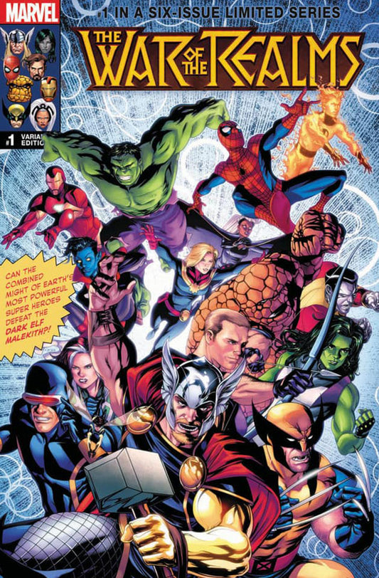 WAR OF REALMS #1 MIKE MCKONE SECRET WARS HOMAGE LIMITED TO 1000 WITH NUMBERED COA
