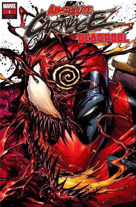 ABSOLUTE CARNAGE VS DEADPOOL #1 TYLER KIRKHAM TRADE DRESS VARIANT LIMITED TO 3000