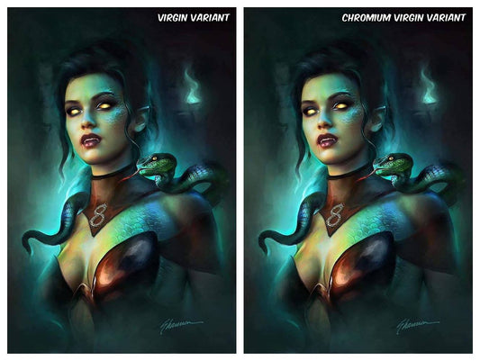 CULT OF DRACULA #1 (OF 6) SHANNON MAER VIRGIN/CHROMIUM VIRGIN VARIANT SET LIMITED TO 200 SETS