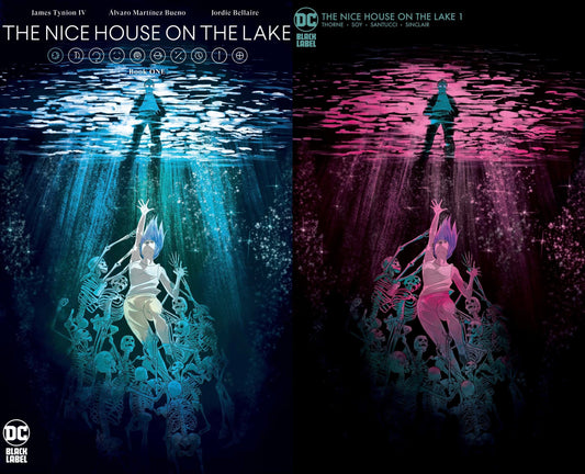 NICE HOUSE ON THE LAKE #1 MEGAN HUTCHISON-CATES VARIANTS TRADE/MINIMAL DRESS VARIANT SET LIMITED TO 1500 SETS