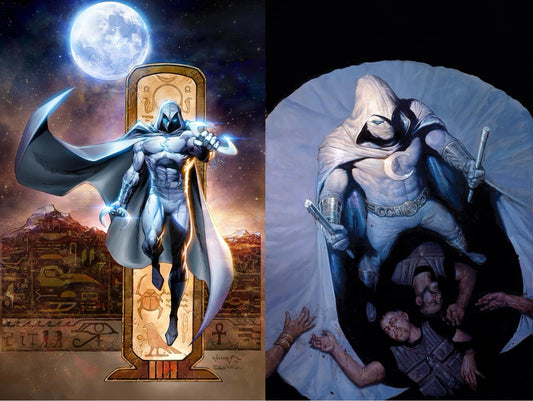 MOON KNIGHT #1 E.M GIST & SCOTT SINCLAIR VIRGIN VARIANT SET LIMITED TO 600 SETS WITH COLLECTABLE COA