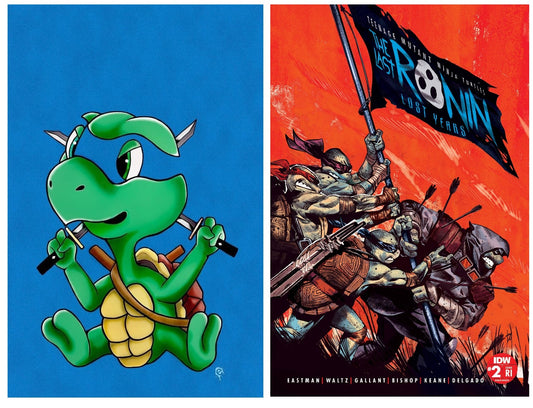 TMNT LAST RONIN LOST YEARS #2 ERIC HEARD NEGATIVE BABY VIRGIN VARIANT LIMITED TO 777 COPIES WITH NUMBERED COA + 1:25 VARIANT