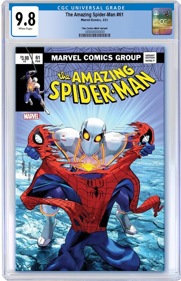 AMAZING SPIDER-MAN #61 MIKE MAYHEW ASM 238 HOMAGE VARIANT LIMITED TO 800 WITH NUMBERED COA CGC 9.8 PREORDER