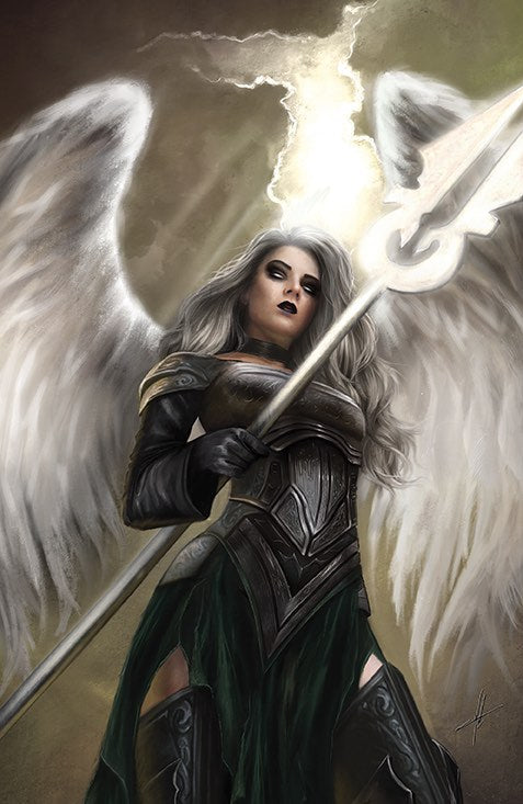 MAGIC THE GATHERING #1 CARLA COHEN 'AVACYN' VIRGIN VARIANT LIMITED TO 300 WITH NUMBERED COA