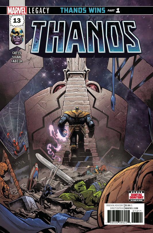 THANOS #13 1ST PRINT - 1ST APP OF COSMIC GHOSTRIDER
