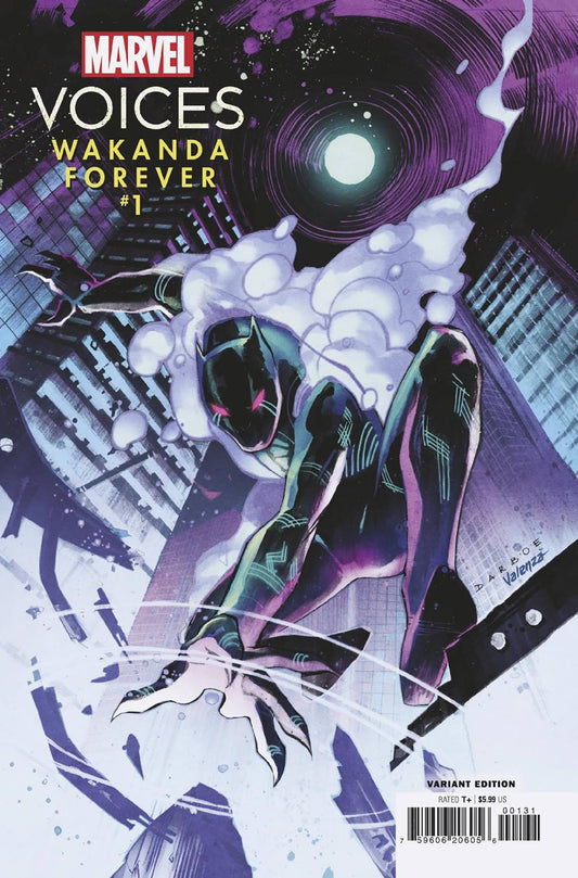 MARVELS VOICES WAKANDA FOREVER #1 DARBOE VARIANT - 1ST COVER & APP OF LAST BLACK PANTHER
