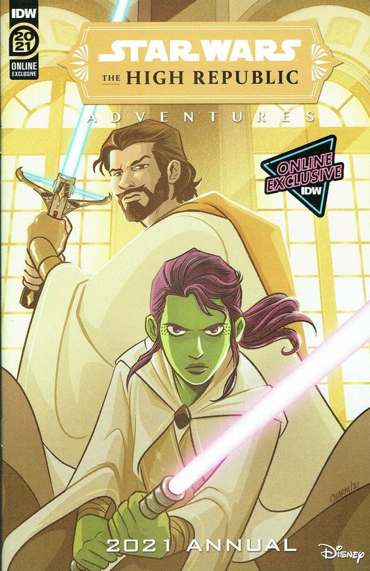 STAR WARS HIGH REPUBLIC ADVENTURES ANNUAL 2021 #1 RARE IDW ONLINE EXCLUSIVE