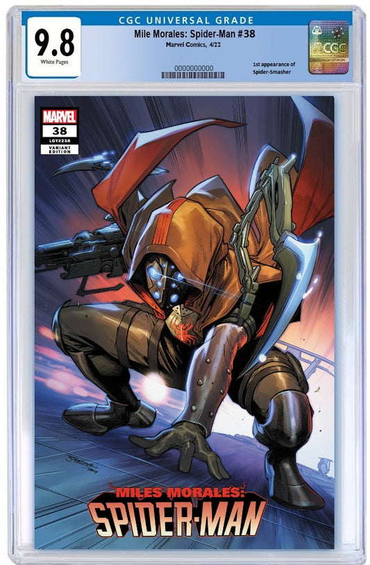 MILES MORALES: SPIDER-MAN #38 STEPHEN SEGOVIA TRADE DRESS VARIANT LIMITED TO 3000 COPIES CGC 9.8 PREORDER