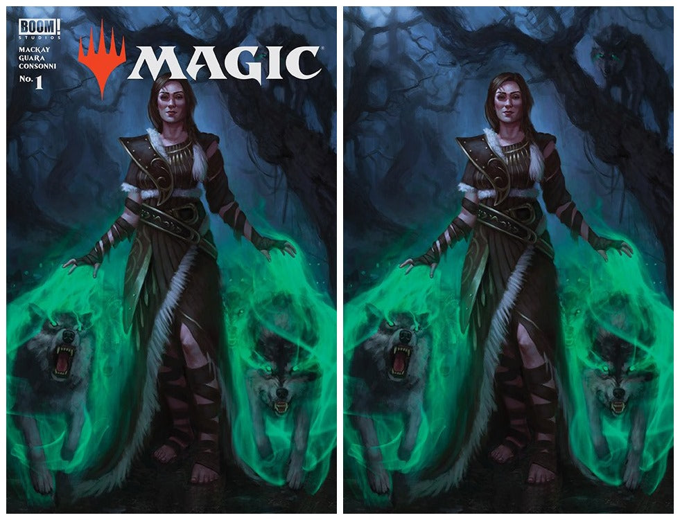 MAGIC THE GATHERING #1 AARON BARTLING 'ARLINN KORD' TRADE/VIRGIN CONMINTION CON VARIANT SET LIMITED TO 400 SETS