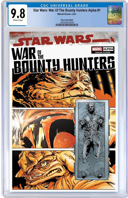 STAR WARS WAR BOUNTY HUNTERS ALPHA #1 PAOLO VILLANELLI VARIANT LIMITED TO 600 COPIES WITH NUMBERED COA CGC 9.8 PREORDER