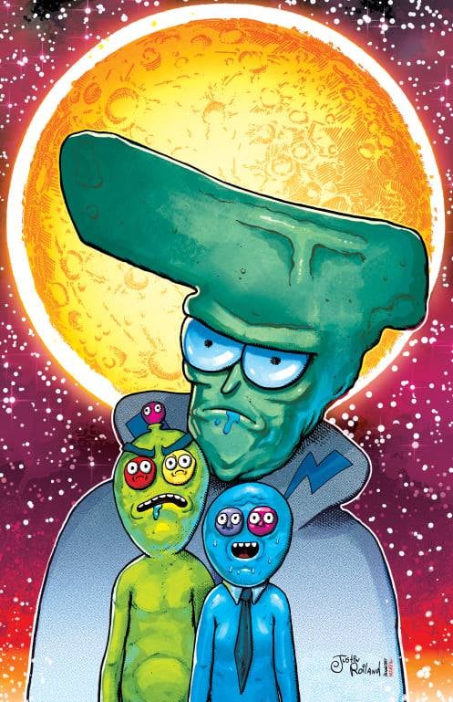 TROVER SAVES THE UNIVERSE #1 (OF 5) JUSTIN ROILAND VIRGIN VARIANT LIMITED TO 500 COPIES