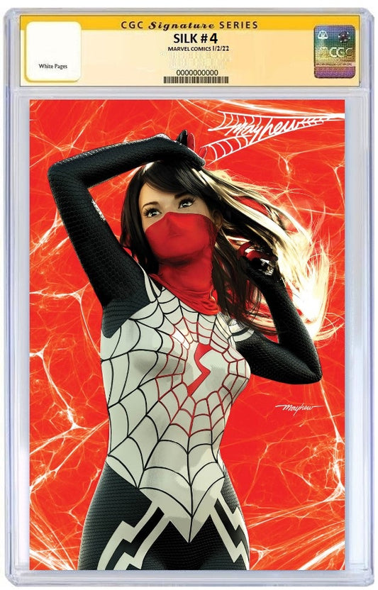 SILK #4 MIKE MAYHEW VIRGIN VARIANT LIMITED TO 1000 CGC SS THWIP SIGNATURE PREORDER