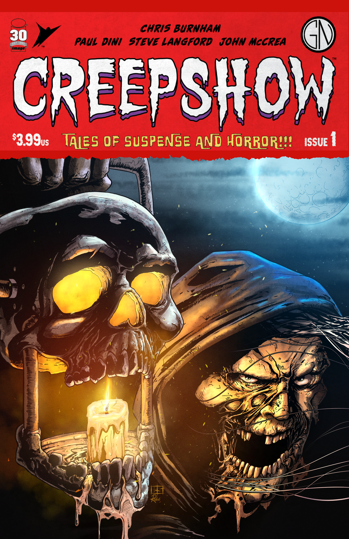 CREEPSHOW #1 BRYAN SILVERBAX VARIANT LIMITED TO 150 COPIES WITH NUMBERED COA