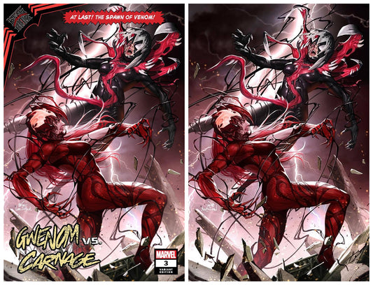 KING IN BLACK GWENOM VS CARNAGE #3 INHYUK LEE 'ASM 361 HOMAGE' VARIANT