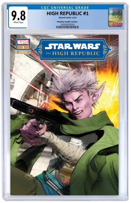 STAR WARS HIGH REPUBLIC #1 MIKE MAYHEW TRADE DRESS VARIANT LIMITED TO 3000 CGC 9.8