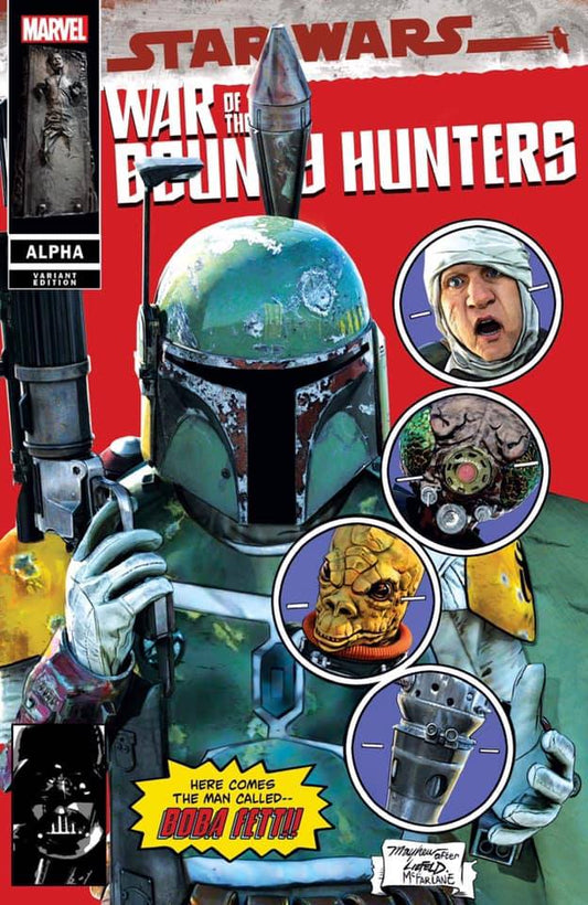 STAR WARS WAR BOUNTY HUNTERS ALPHA #1 MIKE MAYHEW RED TRADE DRESS VARIANT LIMITED TO 3000