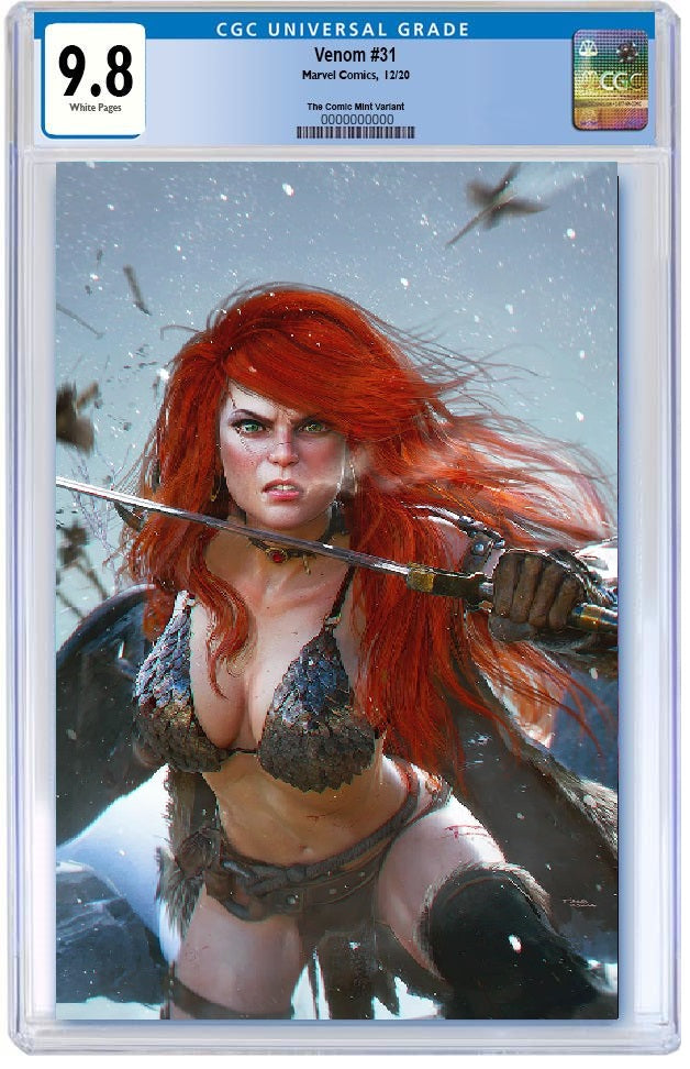 RED SONJA PRICE OF BLOOD #1 TIAGO DA SILVA VIRGIN VARIANT LIMITED TO 500 CGC 9.8 PREORDER