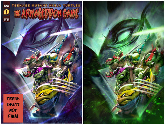 TMNT ARMAGEDDON GAME #1 IVAN TAO TRADE/VIRGIN VARIANT SET LIMITED TO 500 SETS