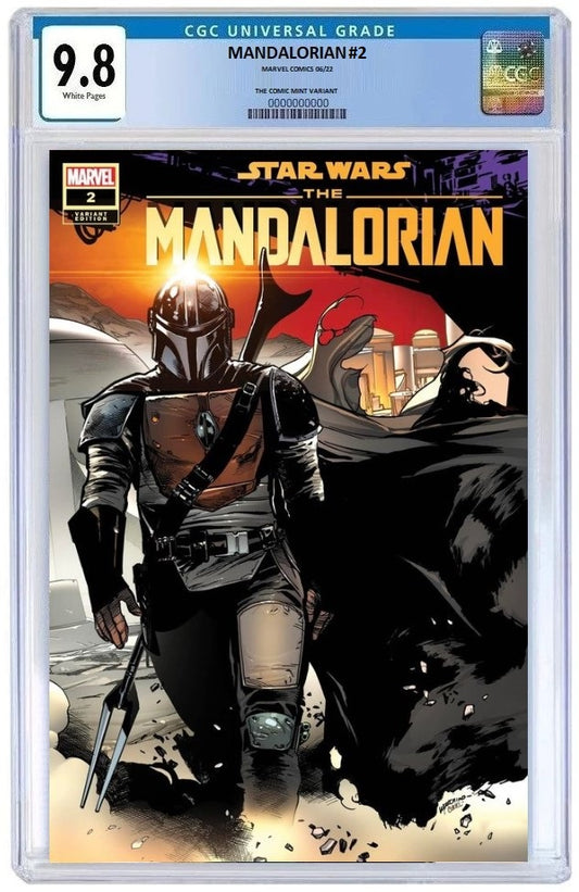 STAR WARS MANDALORIAN #2 EMA LUPACCHINO VARIANT LIMITED TO 600 COPIES WITH NUMBERED COA CGC 9.8 PREORDER