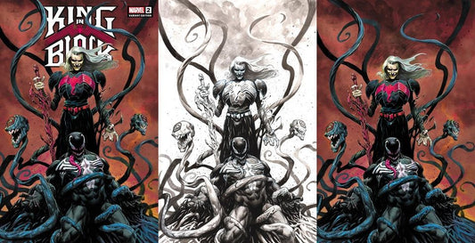 KING IN BLACK #2 (OF 5) JEROME OPENA TRADE/SKETCH VIRGIN/COLOUR VIRGIN VARIANT SET