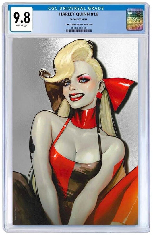 HARLEY QUINN #16 SOZOMAIKA SDCC 2022 FOIL VIRGIN VARIANT LIMITED TO 1000 COPIES CGC 9.8
