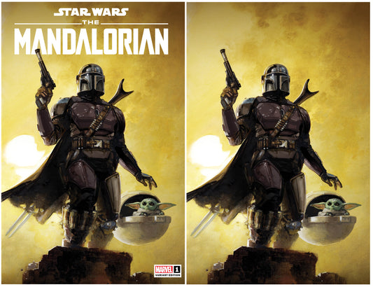 STAR WARS MANDALORIAN #1 CLAYTON CRAIN TRADE/VIRGIN VARIANT SET