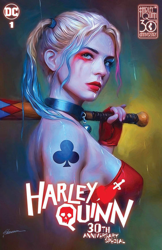 HARLEY QUINN 30TH ANNIVERSARY SPECIAL #1 SHANNON MAER VARIANT LIMITED TO 1000 COPIES WITH NUMBERED COA