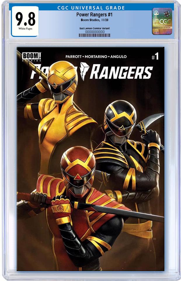 POWER RANGERS #1 RAFAEL GRASSETTI VARIANT LIMITED TO 1000 COPIES CGC 9.8 PREORDER