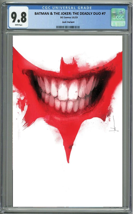 02/05/2023 BATMAN & THE JOKER: THE DEADLY DUO #7 JOCK VARIANT CGC 9.8 PREORDER