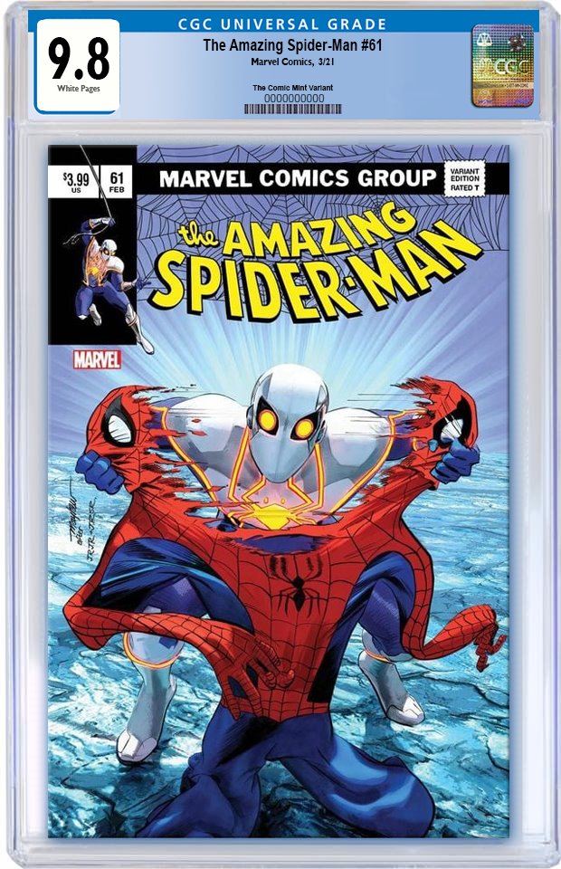 *AMAZING SPIDER-MAN #61 MIKE MAYHEW ASM 238 HOMAGE VARIANT LIMITED TO 800 WITH NUMBERED COA CGC 9.8 PREORDER